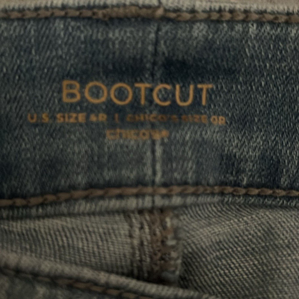 Chico’s Boot Cut Light Wash Jeans - Picture 7 of 8